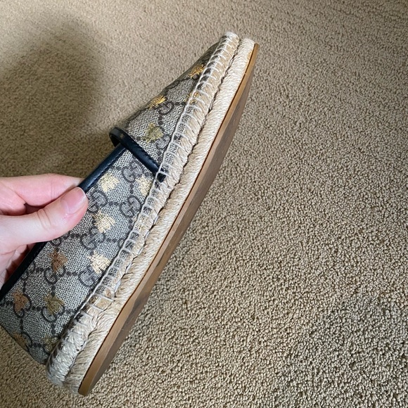 Womens Authentic Gucci canvas espadrilles size 8 - Picture 6 of 8